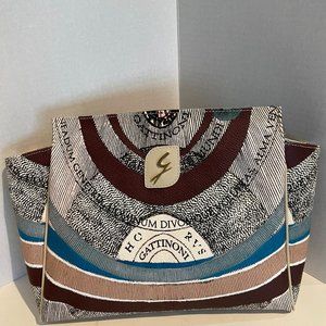 GATTINONI SHOULDER BAG, MADE IN ITALY, WASHABLE WITH CLOTH/VINYL